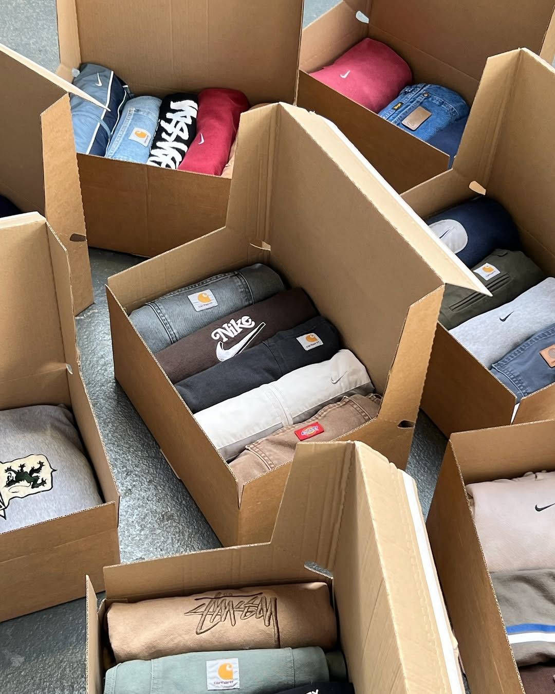 Organised inventory ready for listing