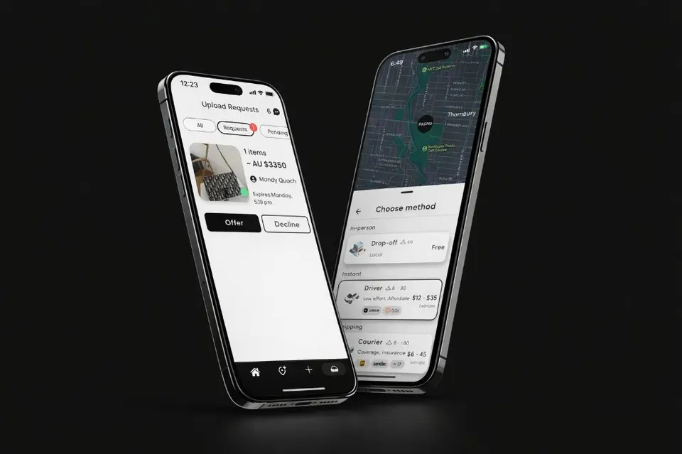 Ragpiq app: stock matched to your shop